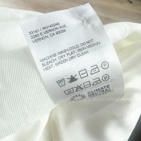 REFORMATION Edessa Halter Dress In Ivory Women's Size 6 NWT - Picture 9 of 16